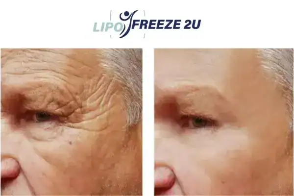 Mens before and after Morpheus 8 Lincoln results.