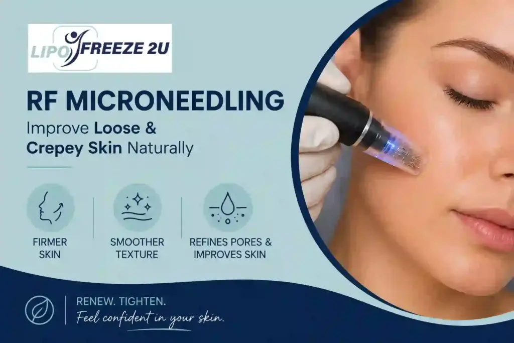Can RF Microneedling Help Improve Loose and Crepey Skin Lincoln?